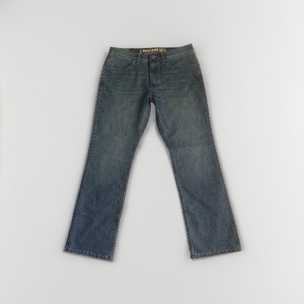REDHEAD NWT Ranch Fit Boot Cut Men 34x32 Jeans Medium Wash Western Cowboy Work